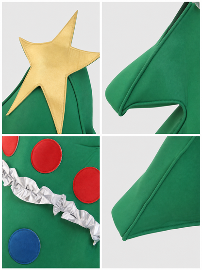 Inflatable Christmas Tree Costume with Shoe Covers