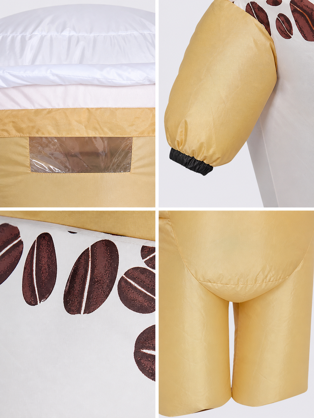 Brown Coffee Cup Carnival Costume