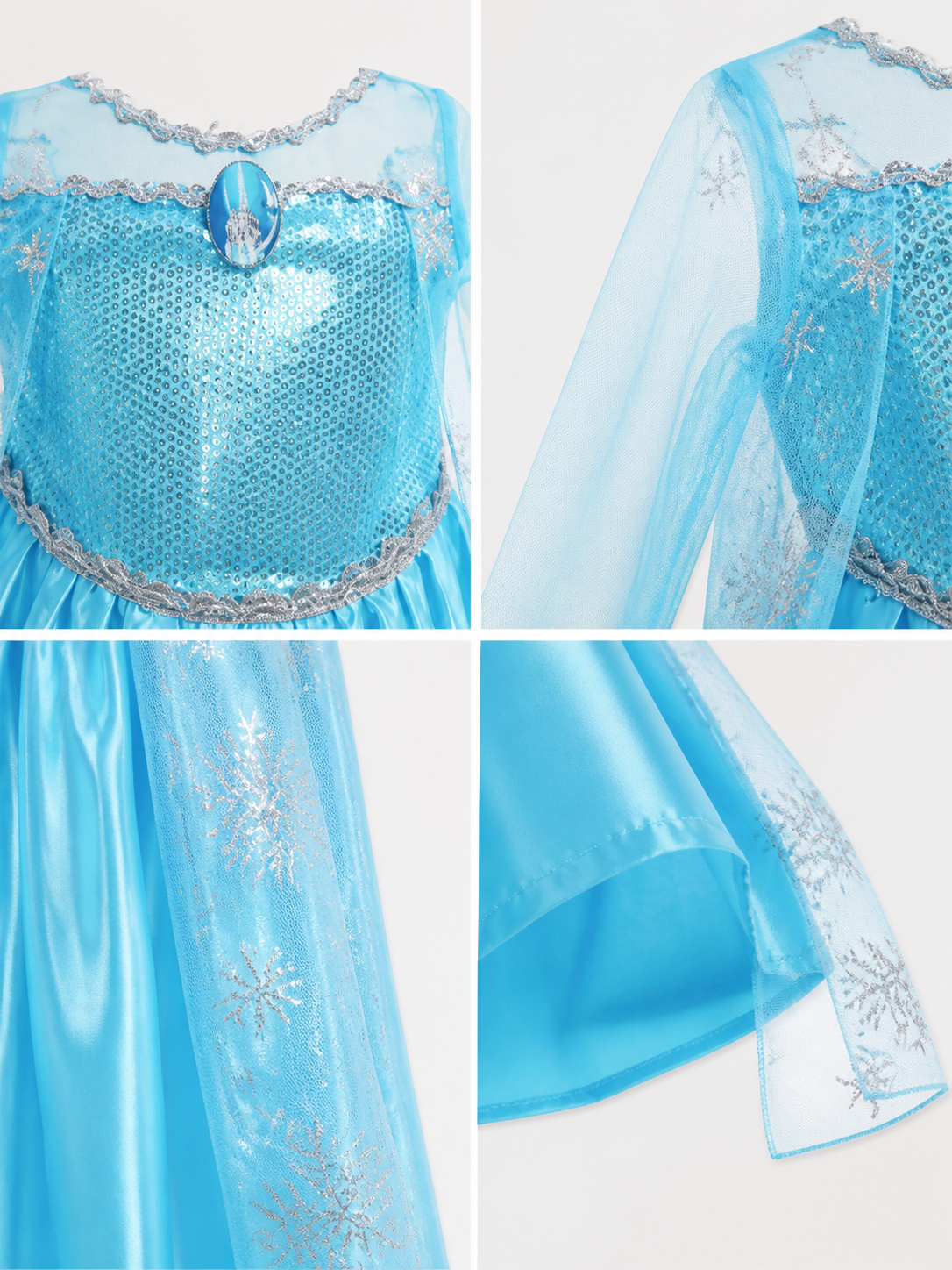 Princess Costume for Halloween and Cosplay detail view