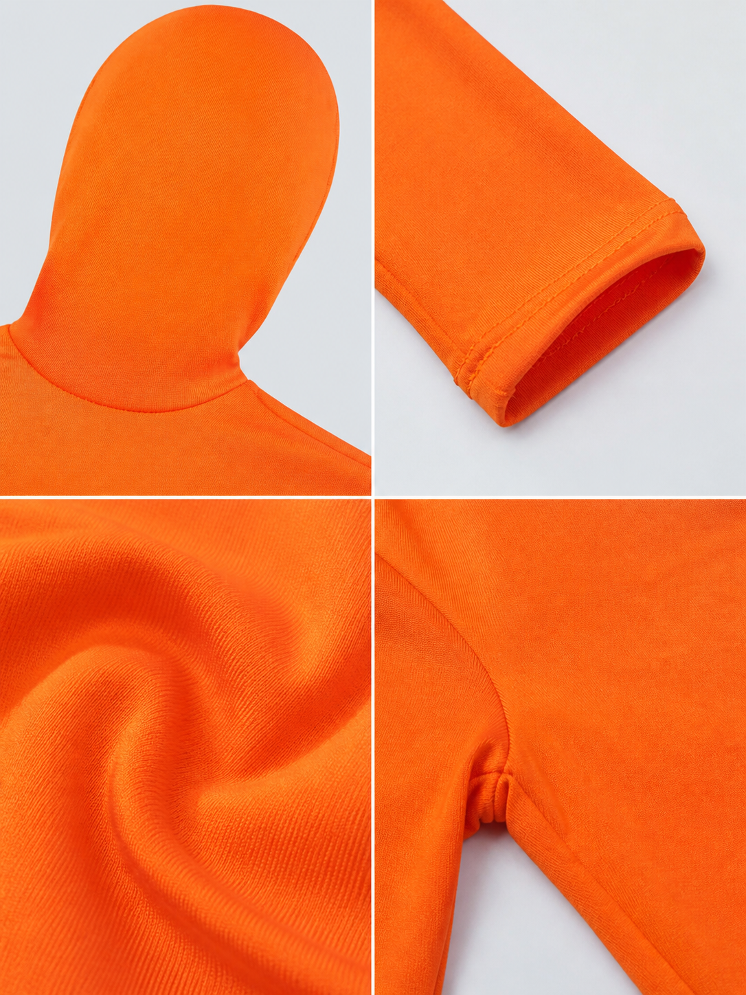 Invisible Ninja Costume, One-Piece Orange Jumpsuit