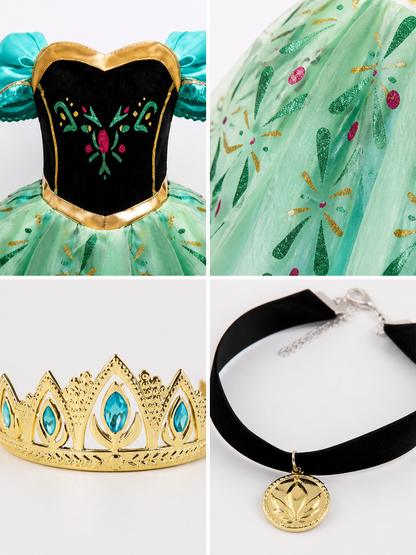 Princess Costume for Halloween and Cosplay detail view