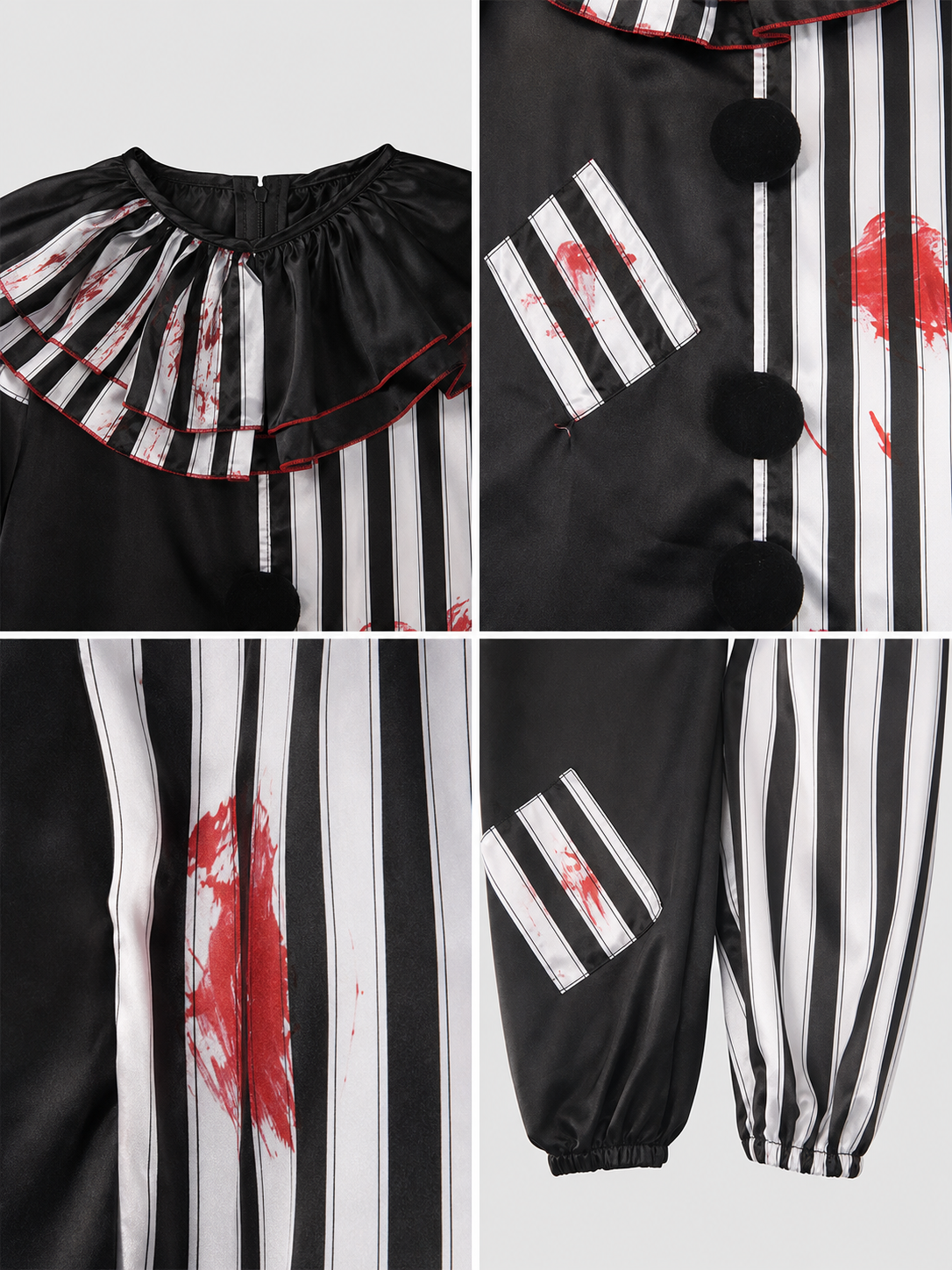 Evil Clown Costume for Halloween and Themed Parties