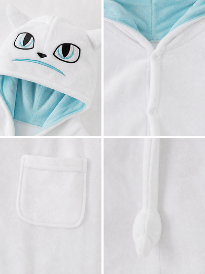 Hooded Dragon Kigurumi, One-Piece Home Costume