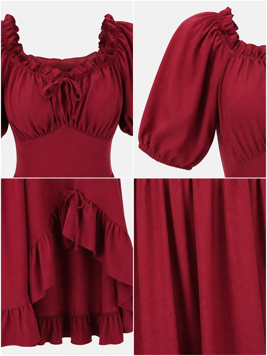 Vintage-Style Corset-Bodice Maxi Dress