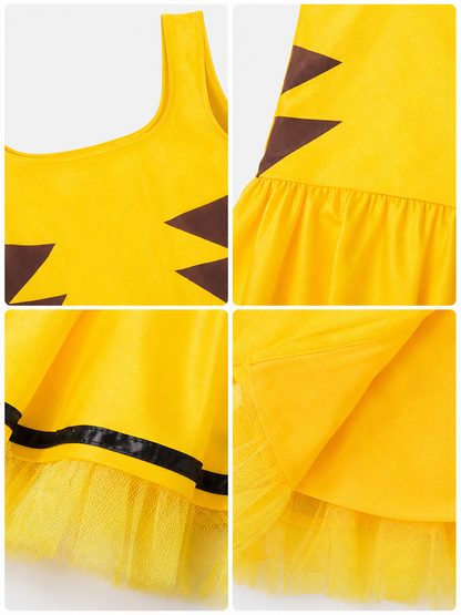 Carnival cosplay dress costume with ears