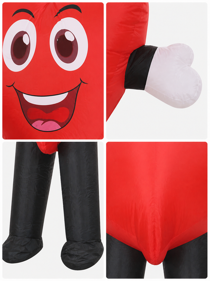 Inflatable Smiley Heart Decoration product detail composite 2