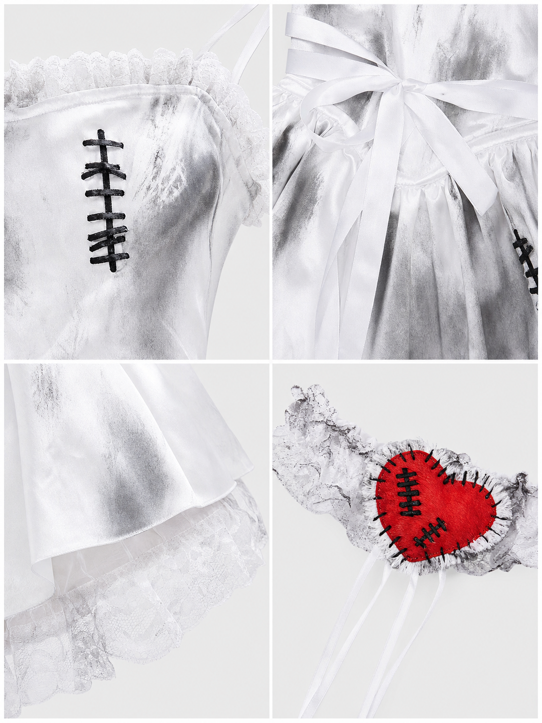 Gothic Lace Halloween Costume Dress