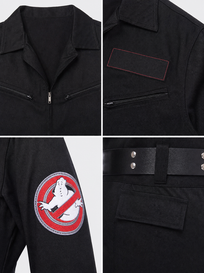 Black Ghostbusters Cosplay Jumpsuit