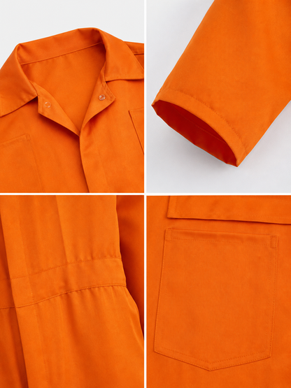 Orange Jumpsuit with Accessories