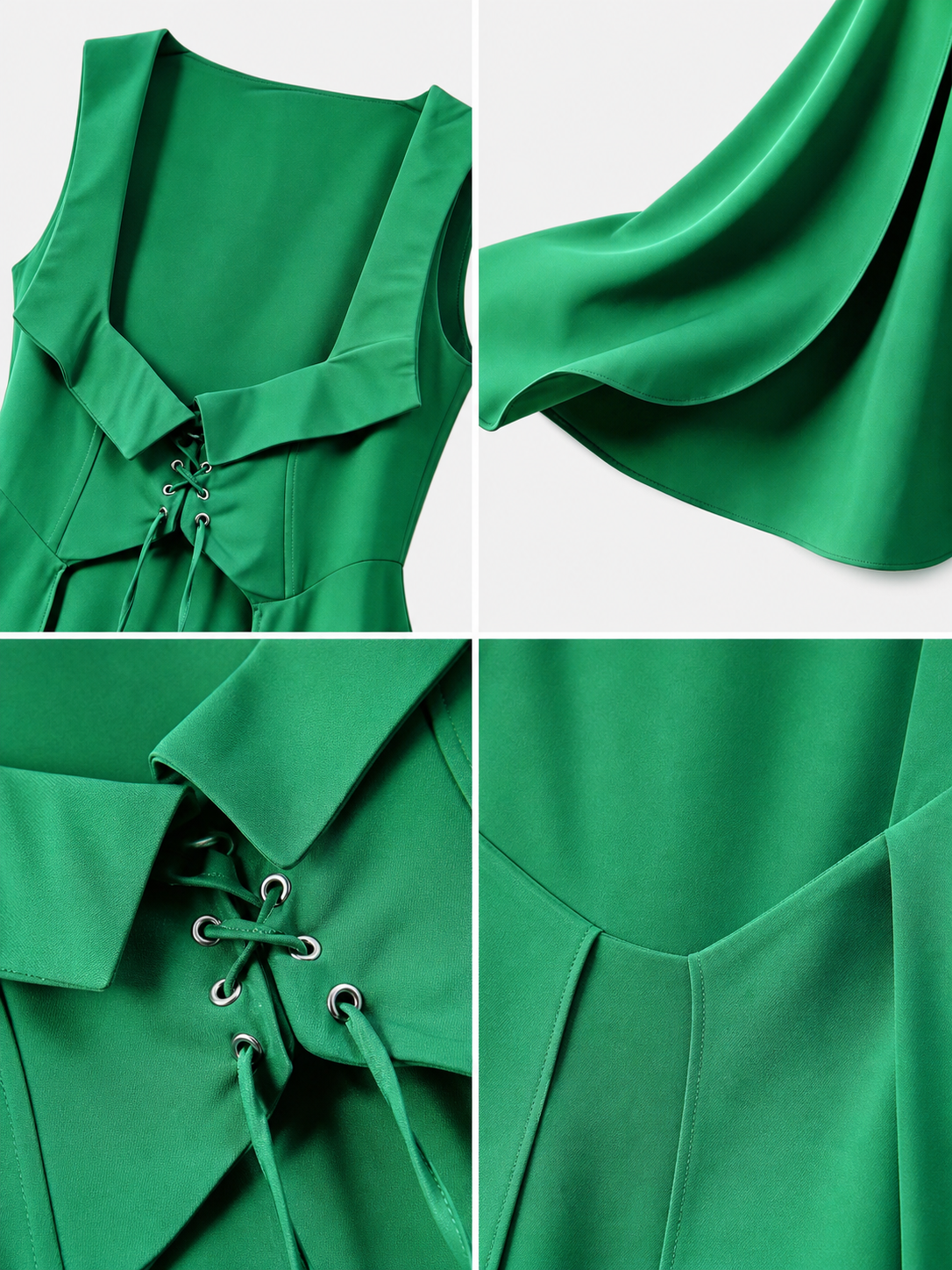Sleeveless Medieval-Style Dress for Cosplay