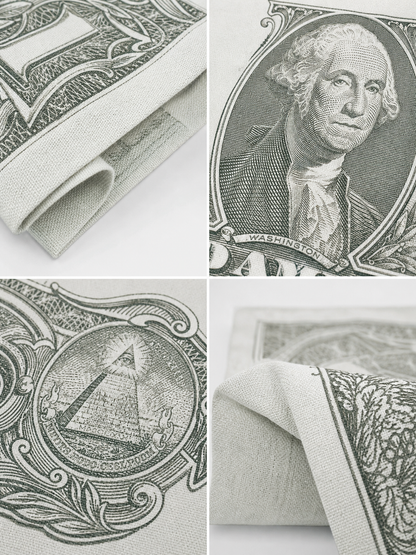 Costume in the Shape of a Large Dollar Bill