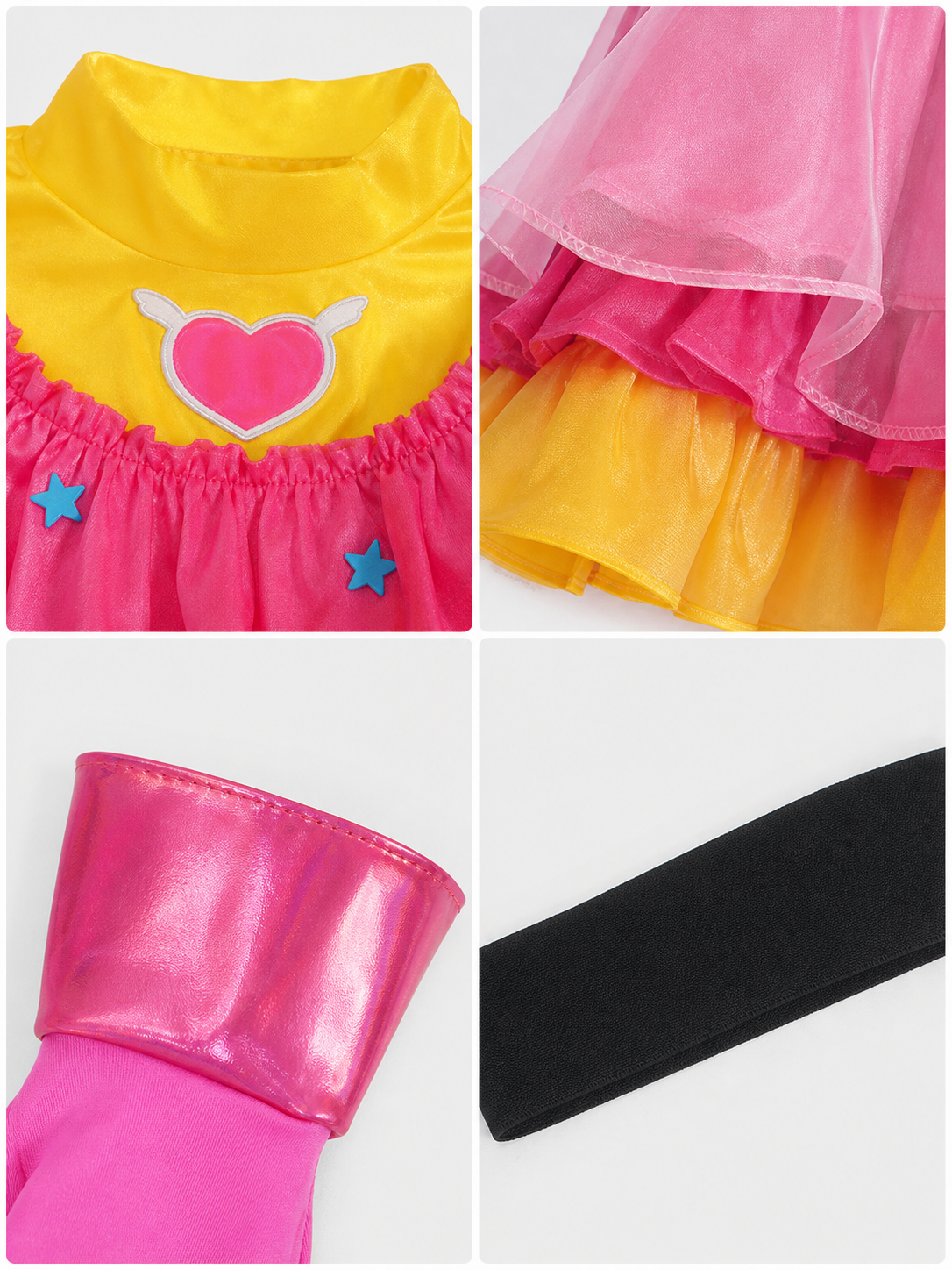 Ai Hoshino Cosplay Costume with Dress and Accessories