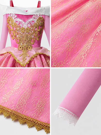 Princess Costume Dress for Halloween and Cosplay detail view