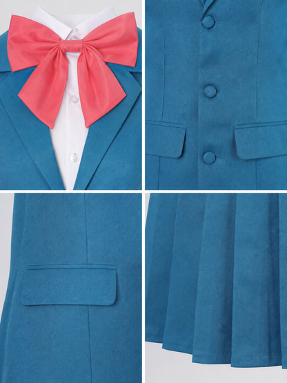 Cosplay School Uniform with Pleated Skirt