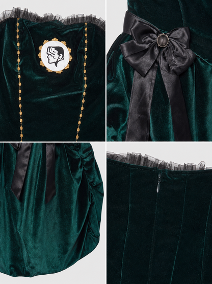 Gothic-Style Stage Costume for Halloween detail view