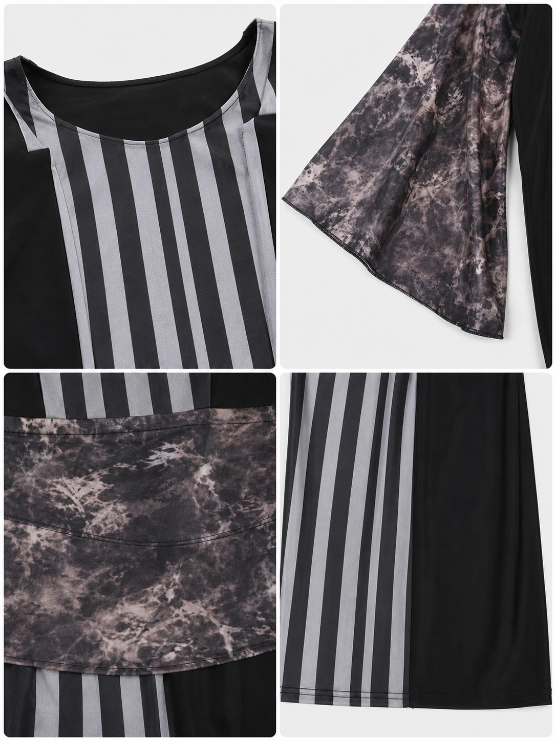 Gothic Style Halloween Costume Dress detail view 2