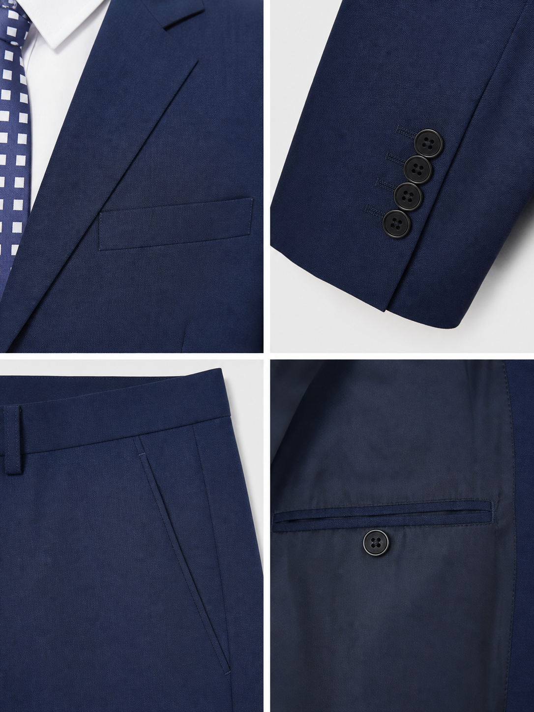 Severance cosplay costume: blue trouser set