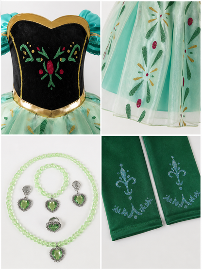 Princess Costume with Accessories for Halloween detail view