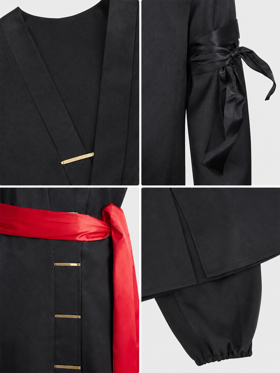 Zoro Cosplay Costume from One Piece: Robe, Pants, Belt