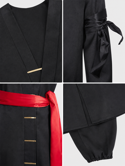 Zoro Cosplay Costume from One Piece: Robe, Pants, Belt
