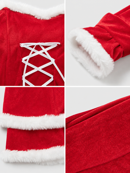 Christmas Cosplay Costume: Top and Skirt