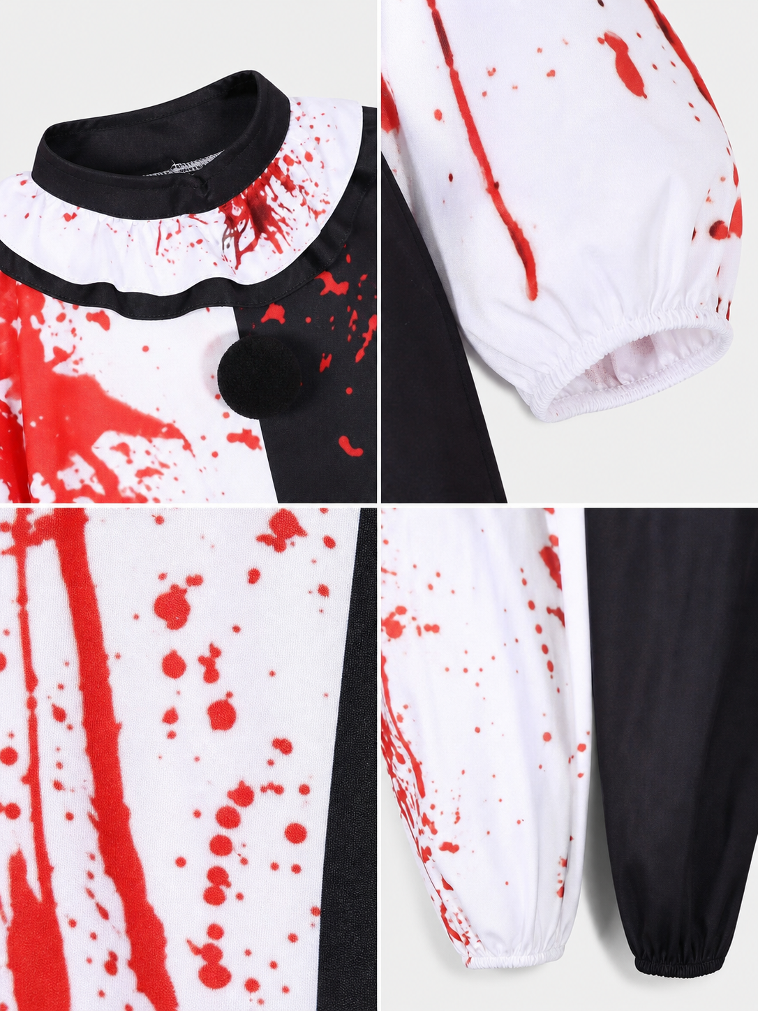 Blood-Splatter Clown Costume for Halloween
