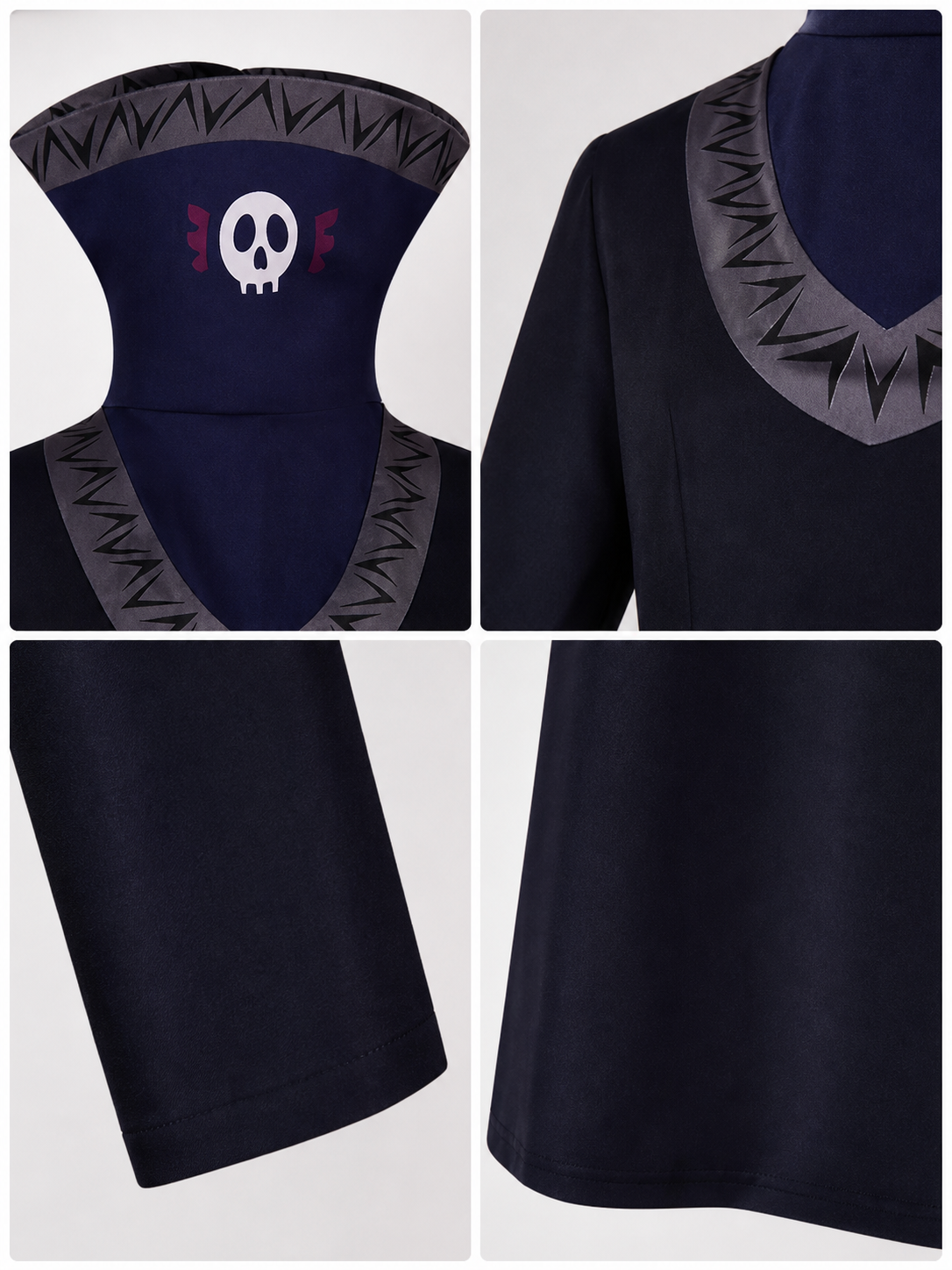 Kurapika Cosplay Costume, Long Robe with High Collar