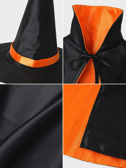 Wizard Costume: Cape Cloak and Hat