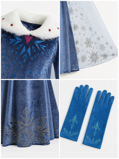 Snow Queen Costume for Halloween and Cosplay detail view