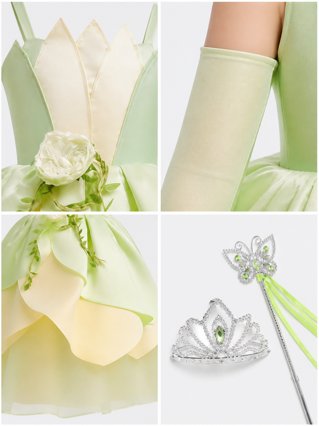 Green and Yellow Princess Halloween Costume