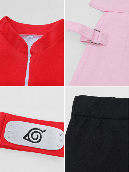 Sakura Haruno Cosplay Costume from Naruto