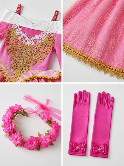 Princess Costume for Halloween and Cosplay detail view