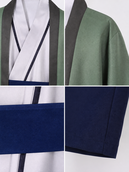 Tsunade Cosplay Costume: Robe, Top, Belt, and Pants
