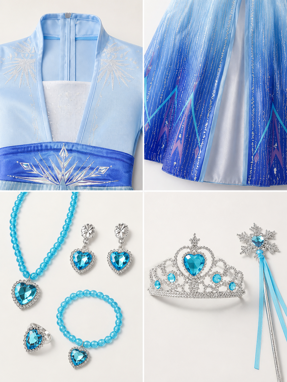 Blue Princess Costume for Halloween and Cosplay