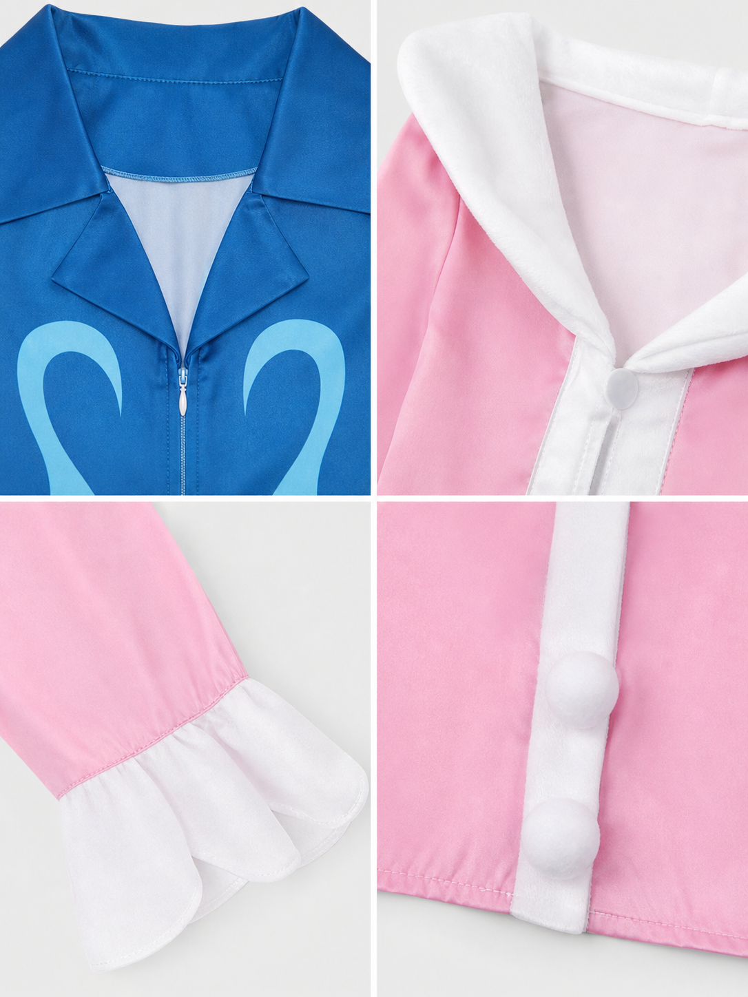 One Piece Bon Clay Cosplay Costume with Cape and Belt