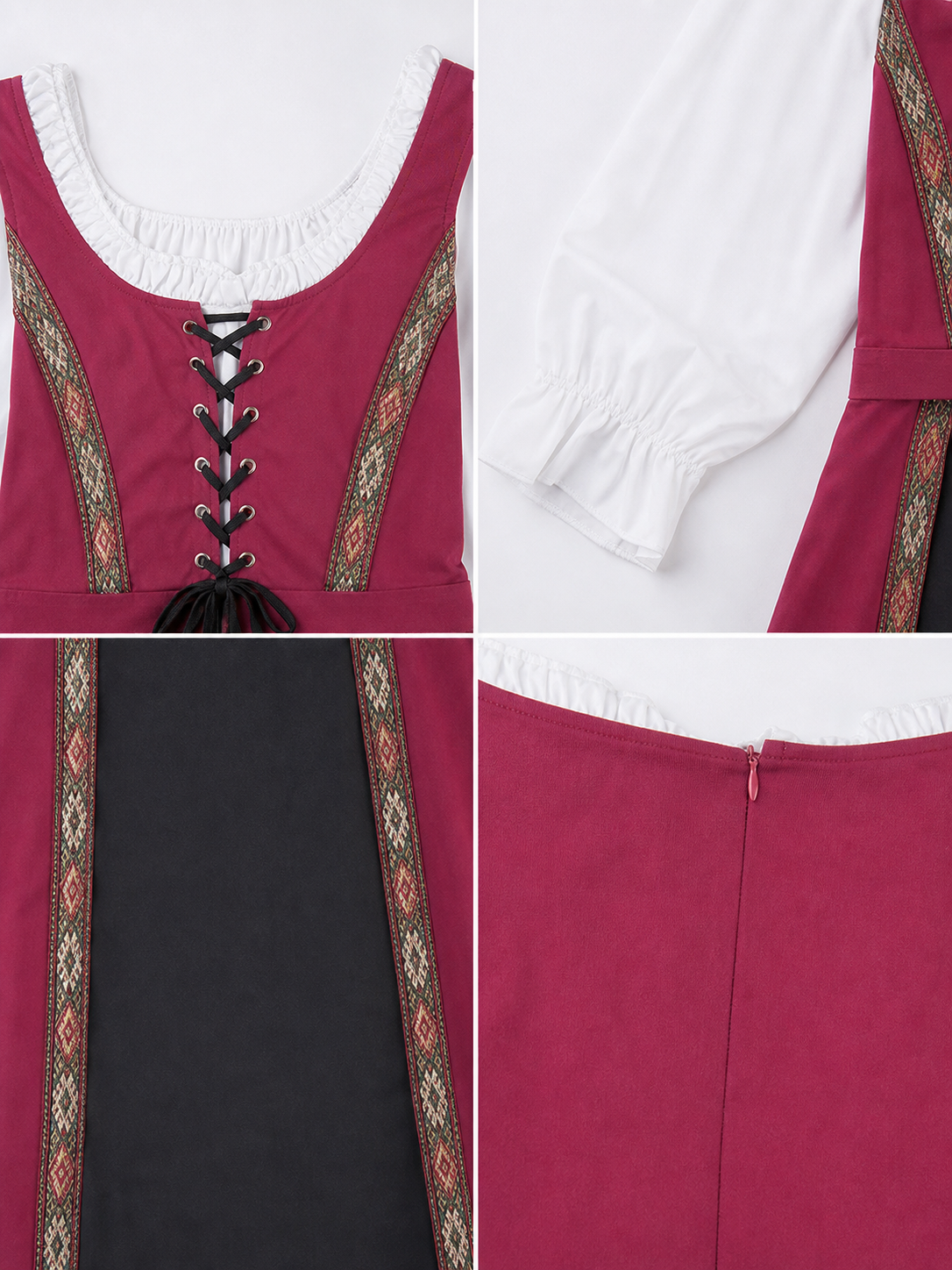Carnival Costume: Court Dress with Headdress