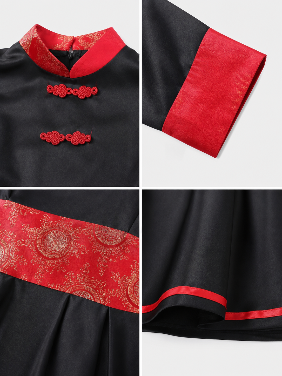 This costume dress is designed for striking theatrical-style looks and is
