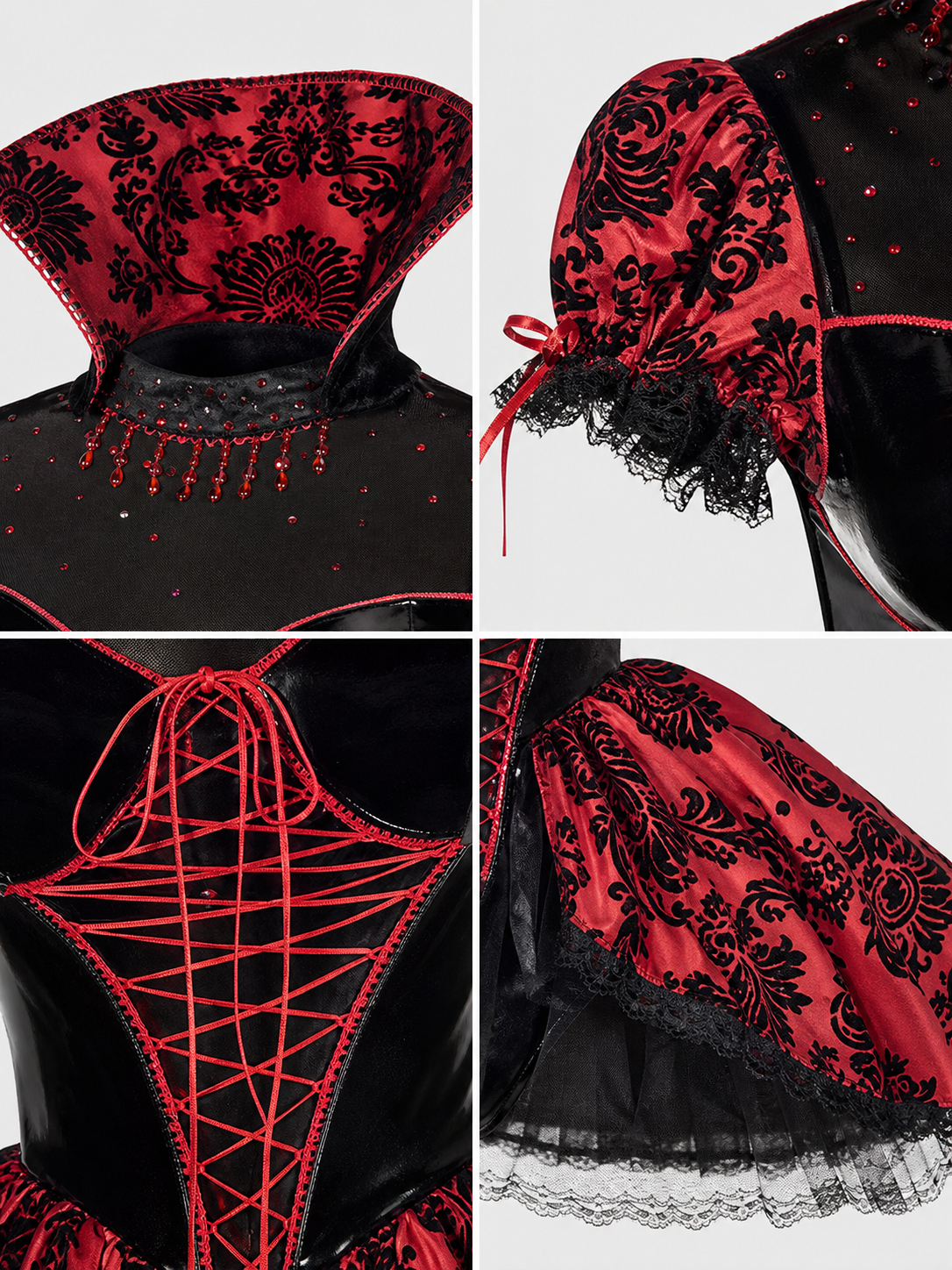 Gothic Vampire and Demon Costume for Cosplay