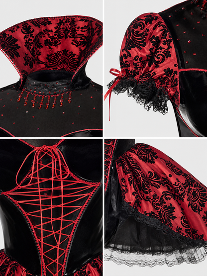 Gothic Vampire and Demon Costume for Cosplay