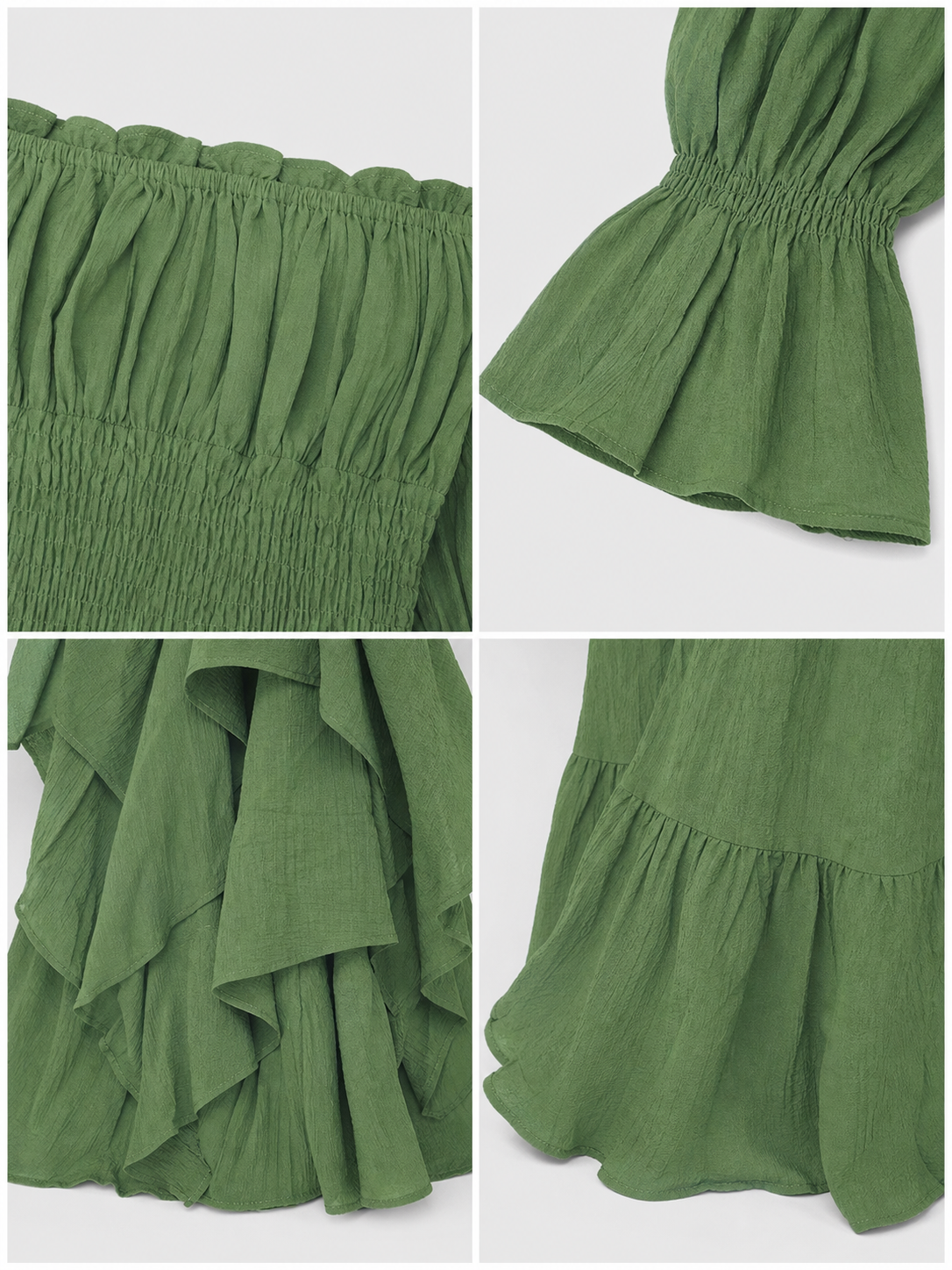 Long Dress with Voluminous Sleeves in a Vintage Style