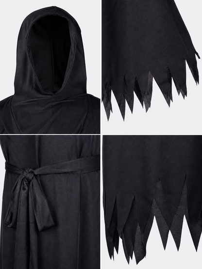 Black Hooded Ghost Halloween Costume
