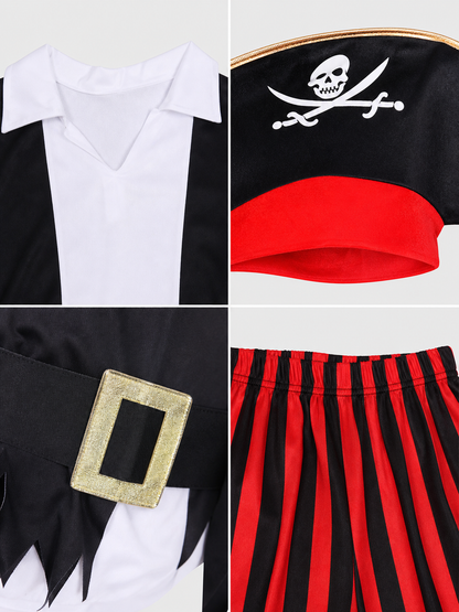 Children's Pirate Costume with Hat
