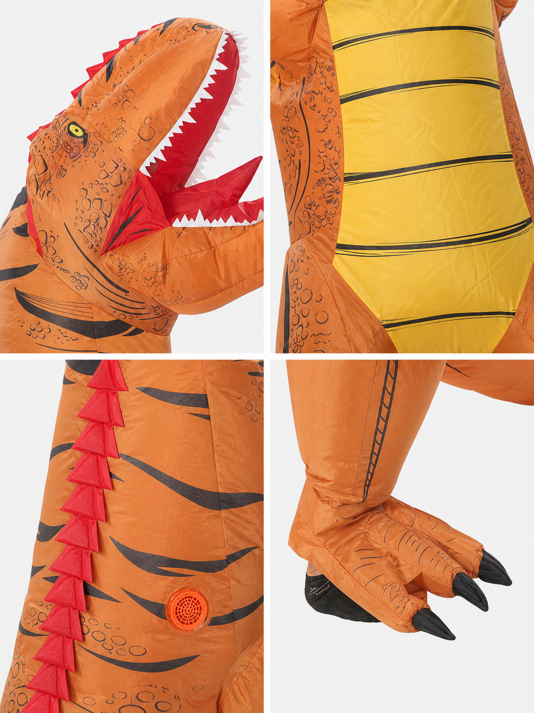 Inflatable Tyrannosaurus Dinosaur Costume for Halloween