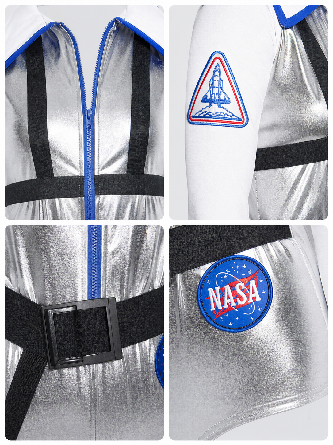 NASA Space Suit, Silver Jumpsuit