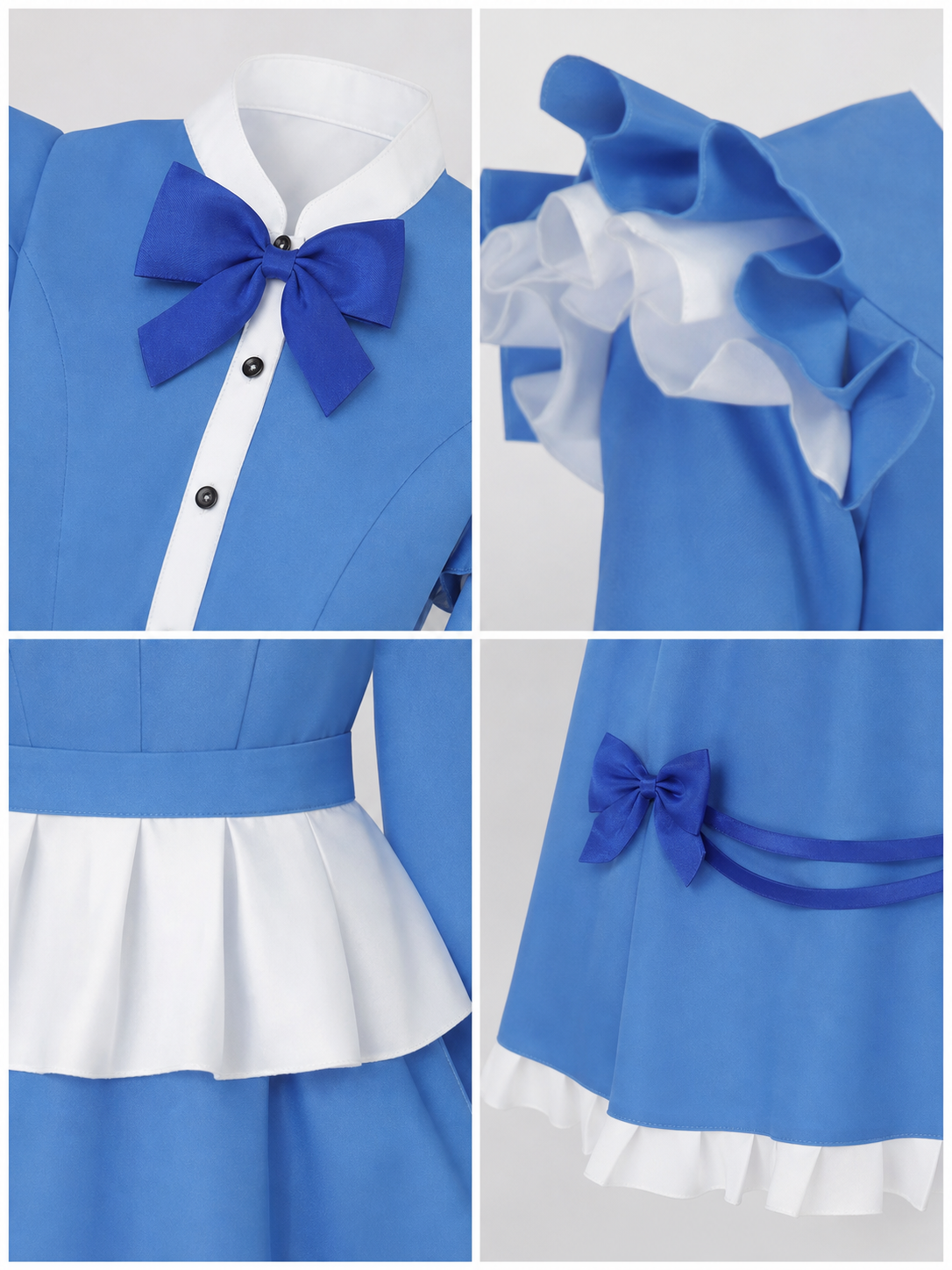 Poppy Cosplay Dress with Ruffles and Bows