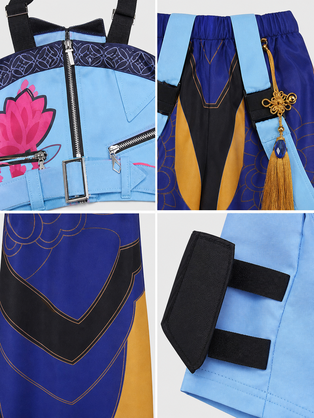 Demon Hunter cosplay costume with accessories