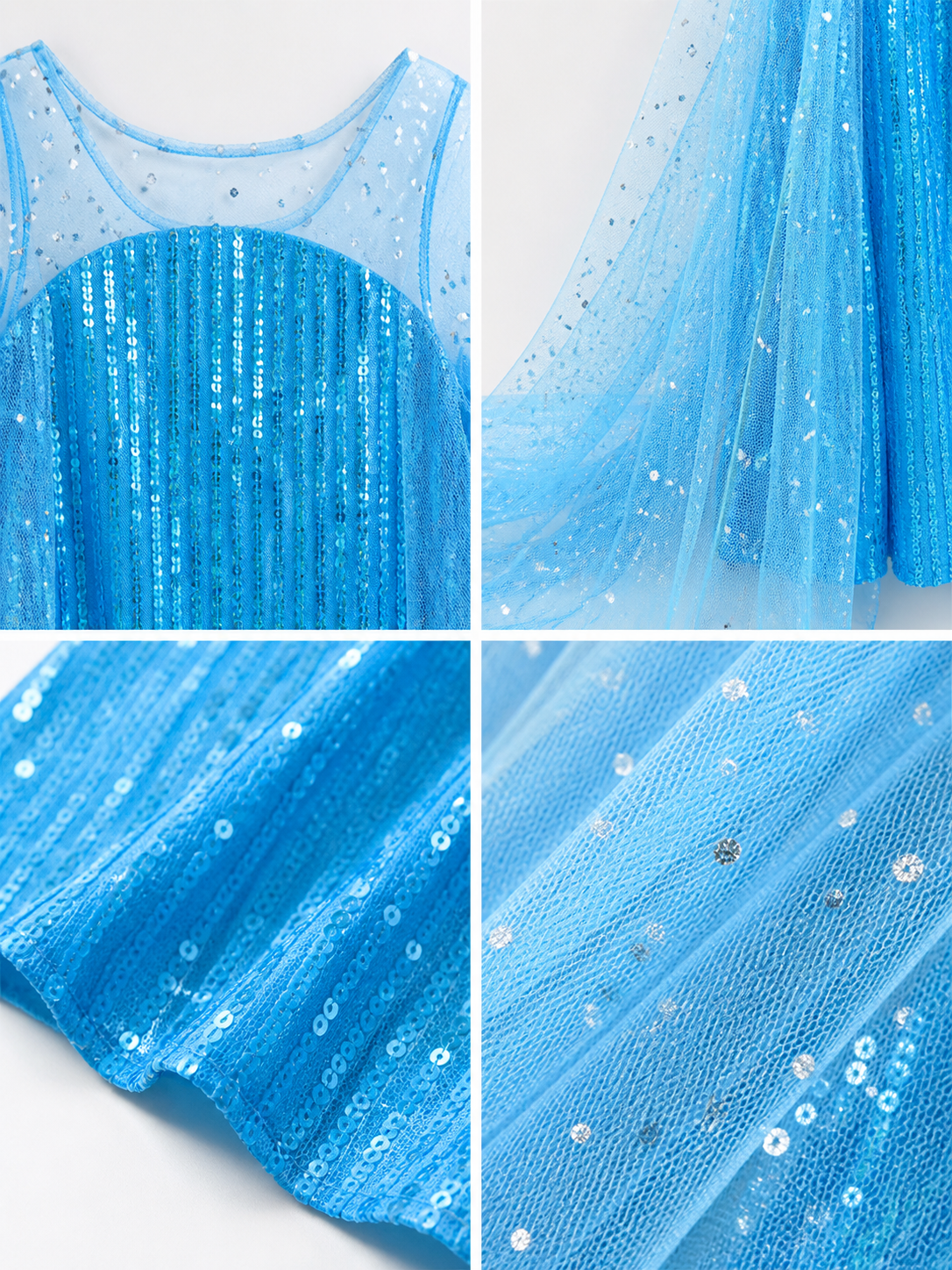 Snow Queen Costume for Halloween detail view