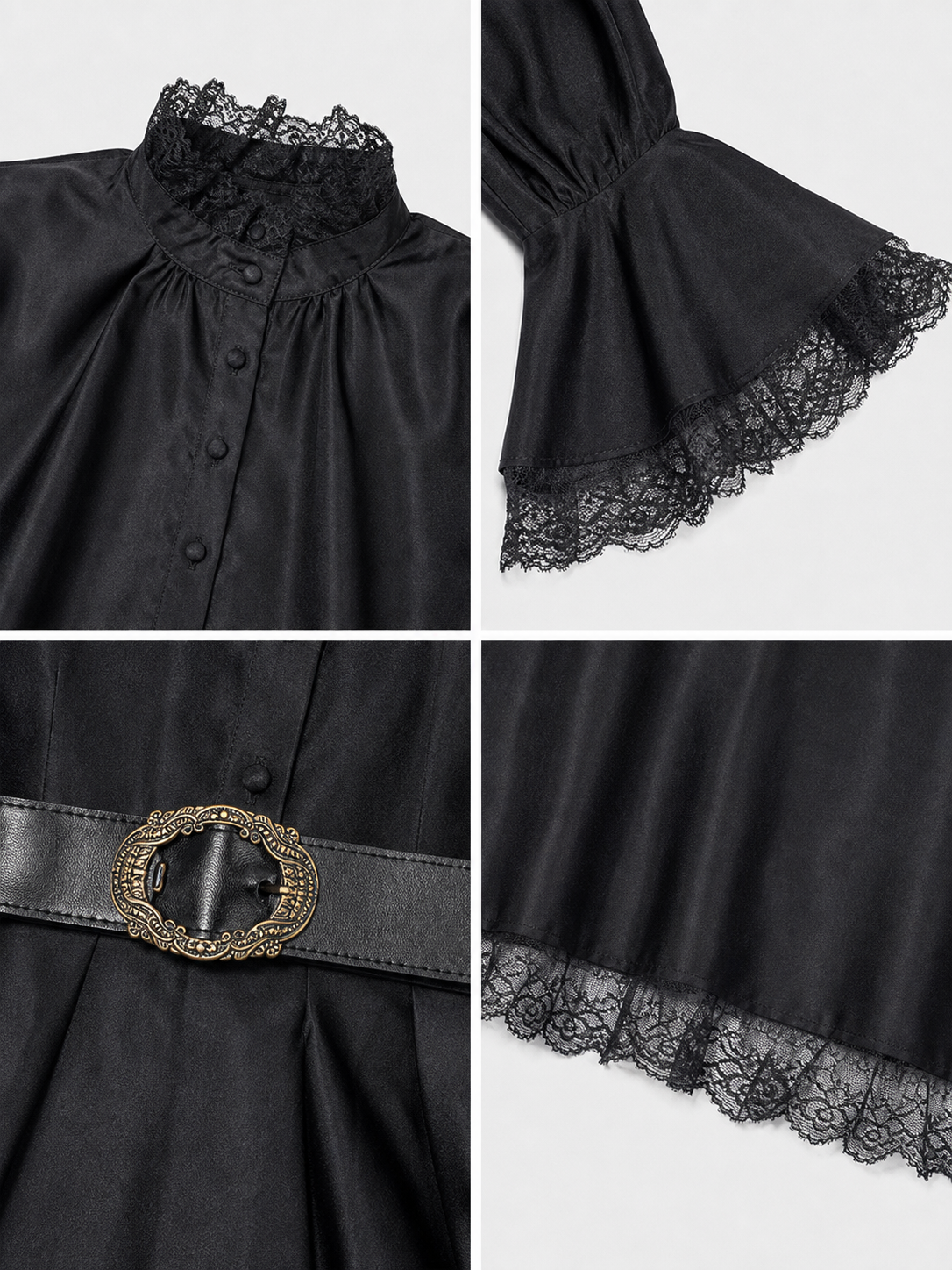 Halloween Costume: Dress, Hat, and Belt