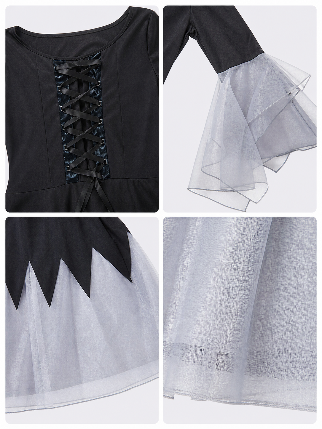 Rental Hooded Dress for Film Shoots detail view