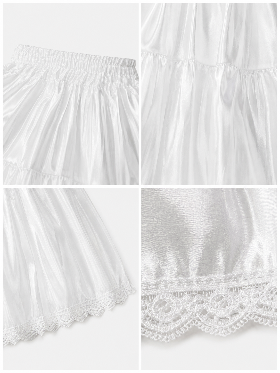 White Beauty and the Beast Cosplay Skirt
